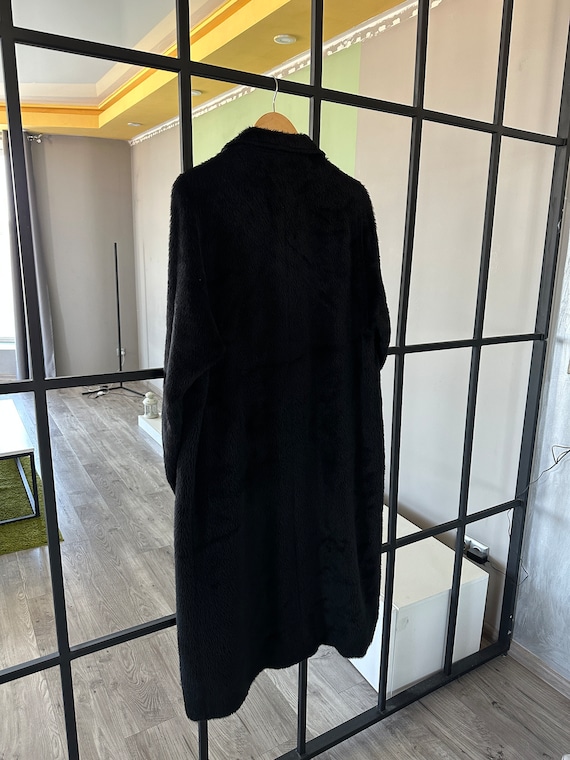Salvatore Ferragamo Rare Fur Alpaca Coat - Etsy