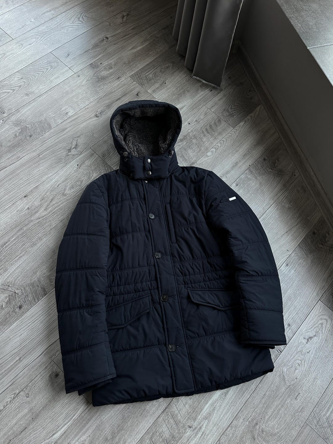 HACKETT LONDON ピーコート サイズ36 Hackett London Navy Blue Polar Fleece Anorak Jacket - Etsy