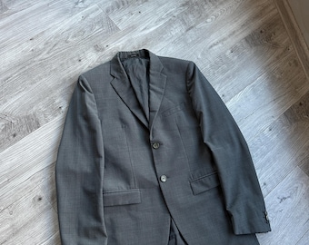 Jil Sander Gray men's formal wool blazer jacket Size: 46