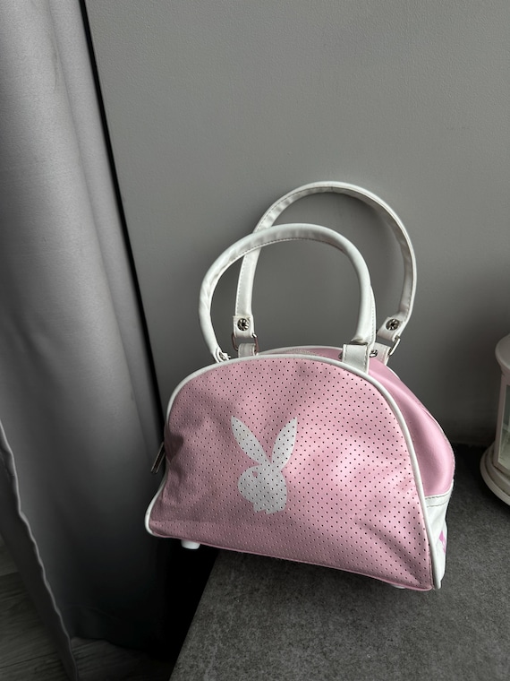 Playboy Vintage Y2K Pink Rare Logo Mini Bag - Etsy display picture 2