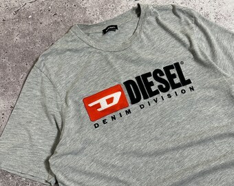 Diesel Big Logo Men's Gray T Shirt - Etsy