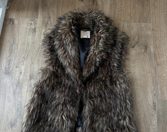 Kamizelka damska Vintage Quicksilver Fur Y2K