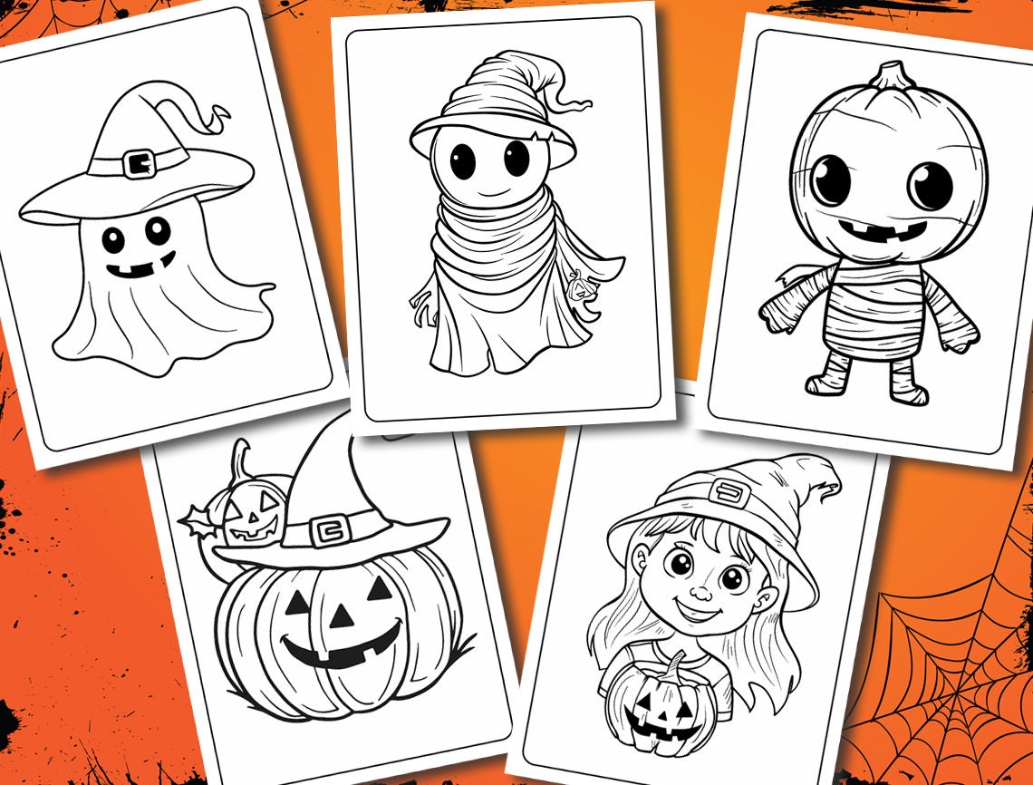 Halloween Colouring For Kids