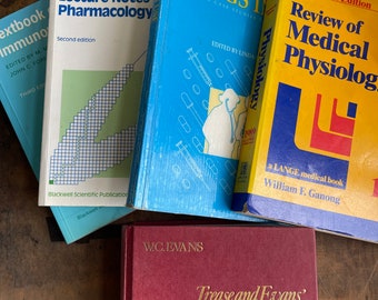 Vintage Textbooks. Pharmacology. Drugs, Physiology