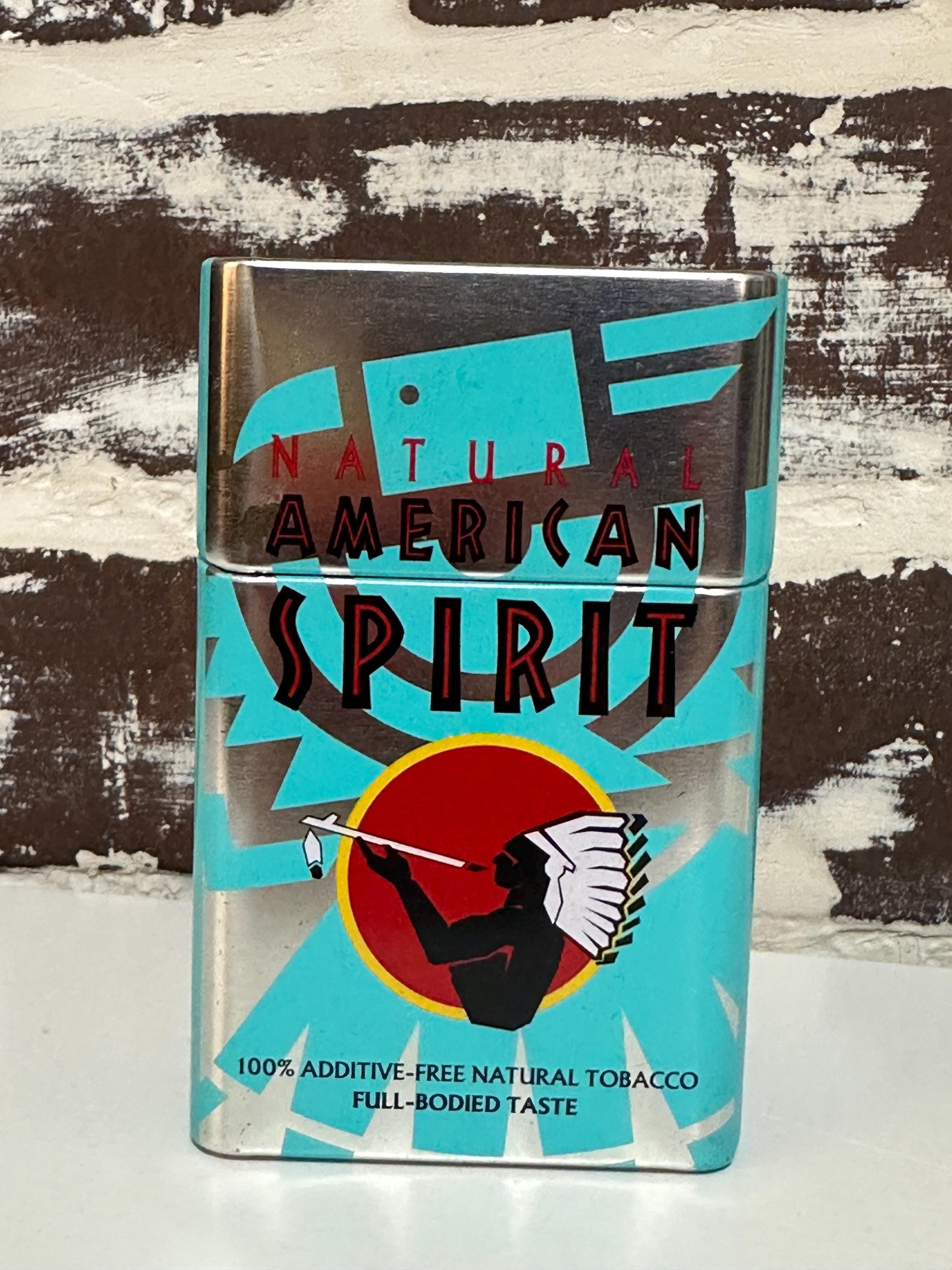 american spirit metal cigarette box 3 Natural Tins American spirit cigarette hi-res stock