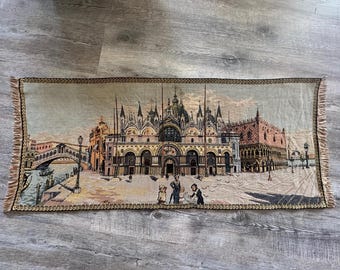 16世紀 ヴェネツィア港 ベルギー ジャカード織り 手仕上げ