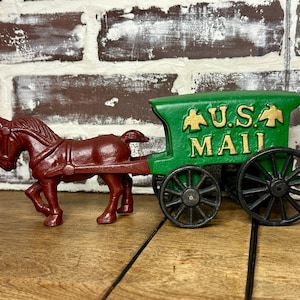 Cast Iron Mail Wagon - Etsy