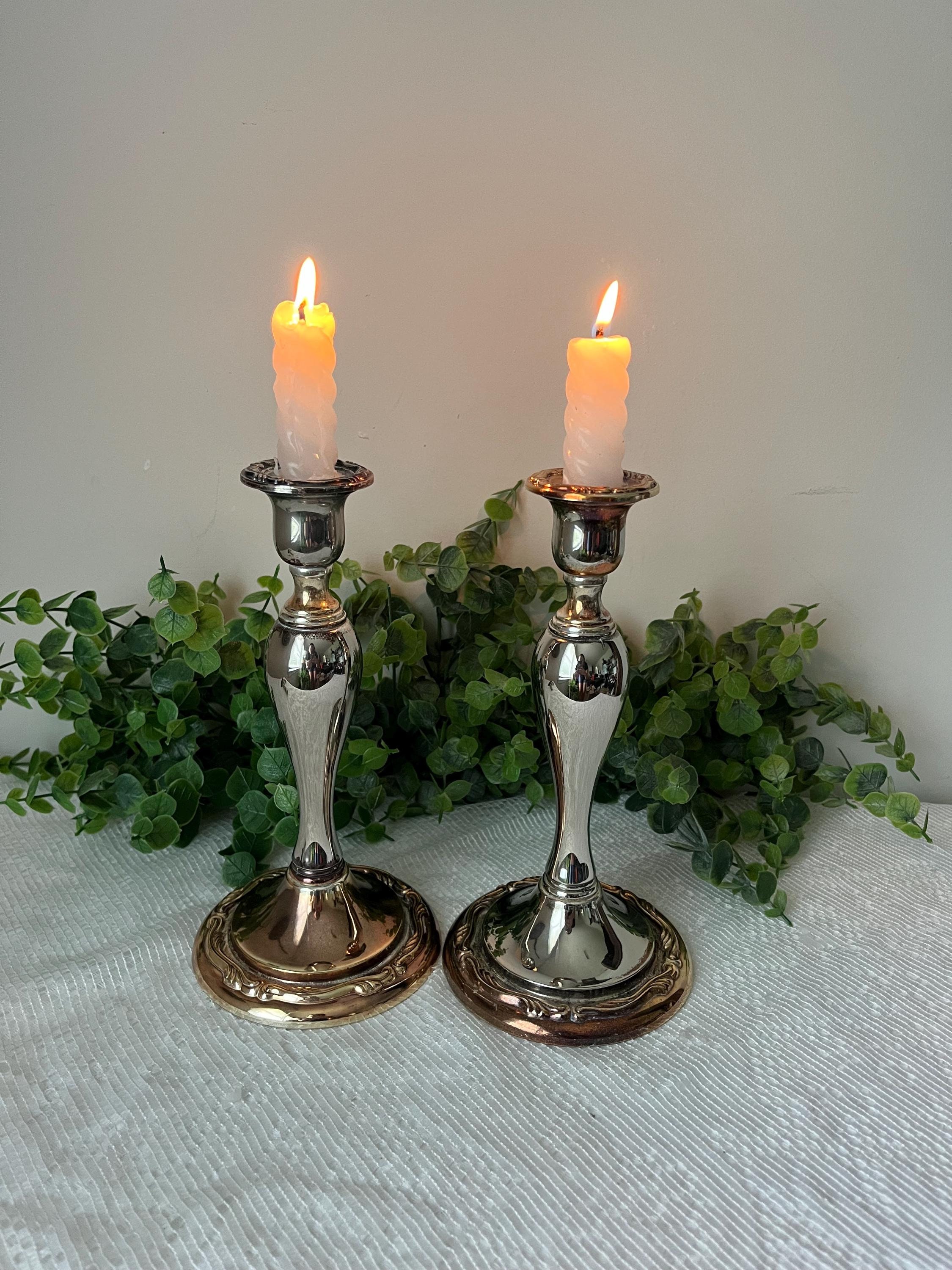 Oneida Silver Candlesticks - Etsy Oneida Silver Candlesticks - Etsy