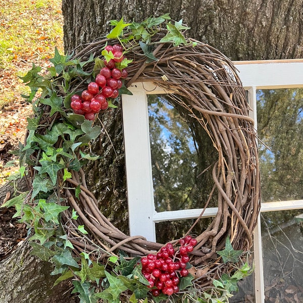 Natural Grapevine Wreath