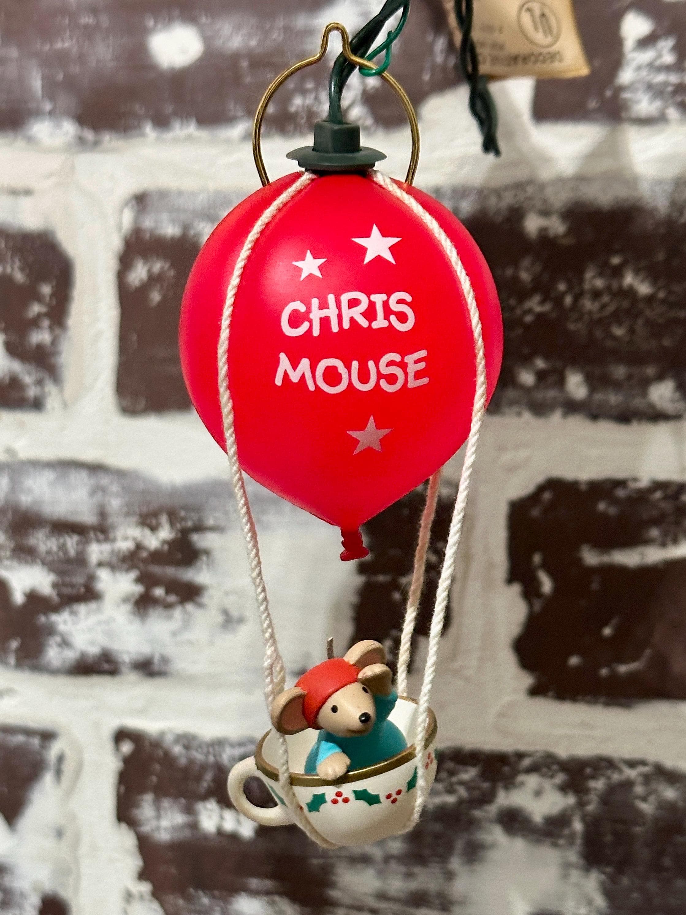 1993 Chris Mouse Flight Ornament, Magic Collectors Series - Etsy