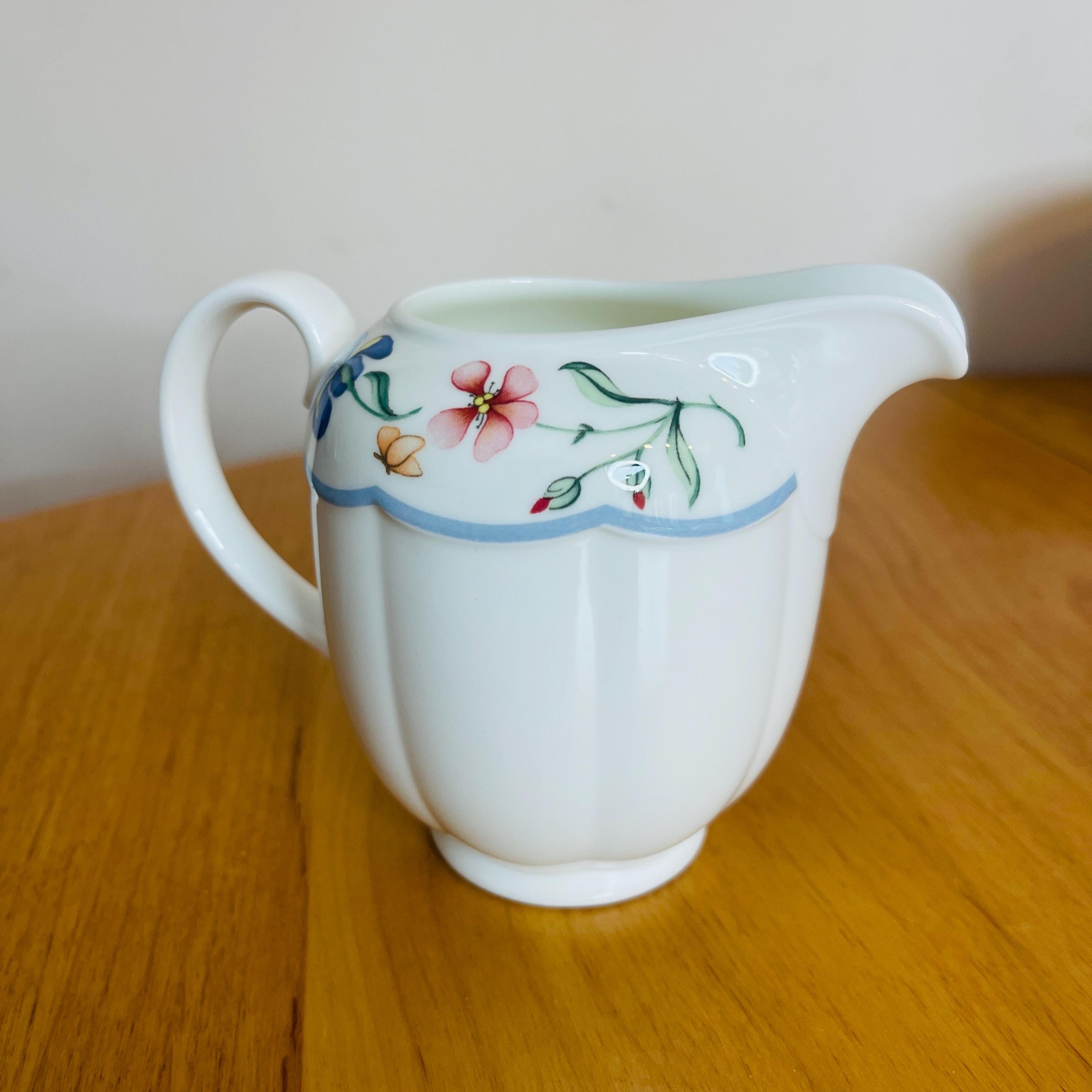 Villeroy Bloch Mariposa, Tea Cups, Milk Jug, Plates, Salad Bowls