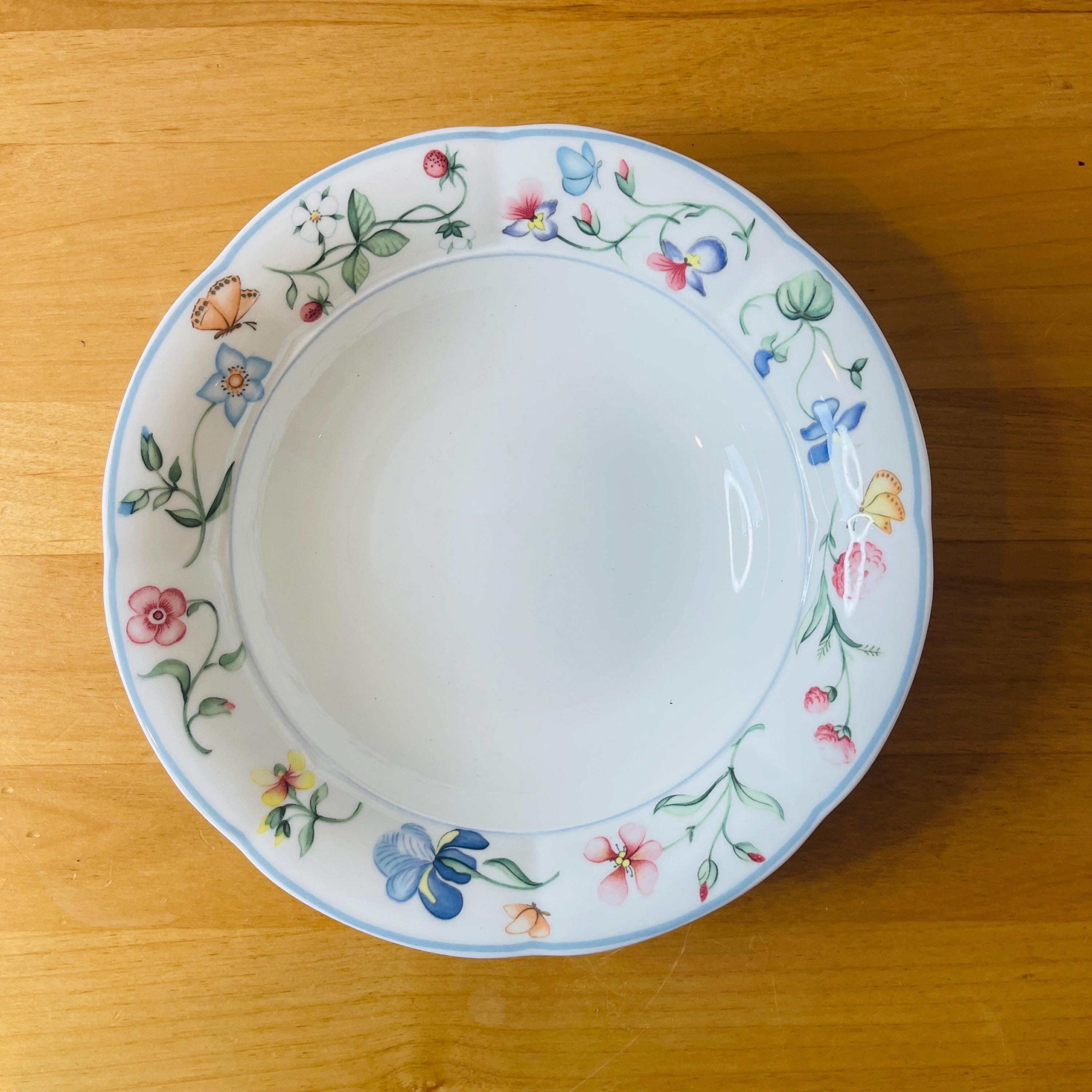 Villeroy Bloch Mariposa, Tea Cups, Milk Jug, Plates, Salad Bowls