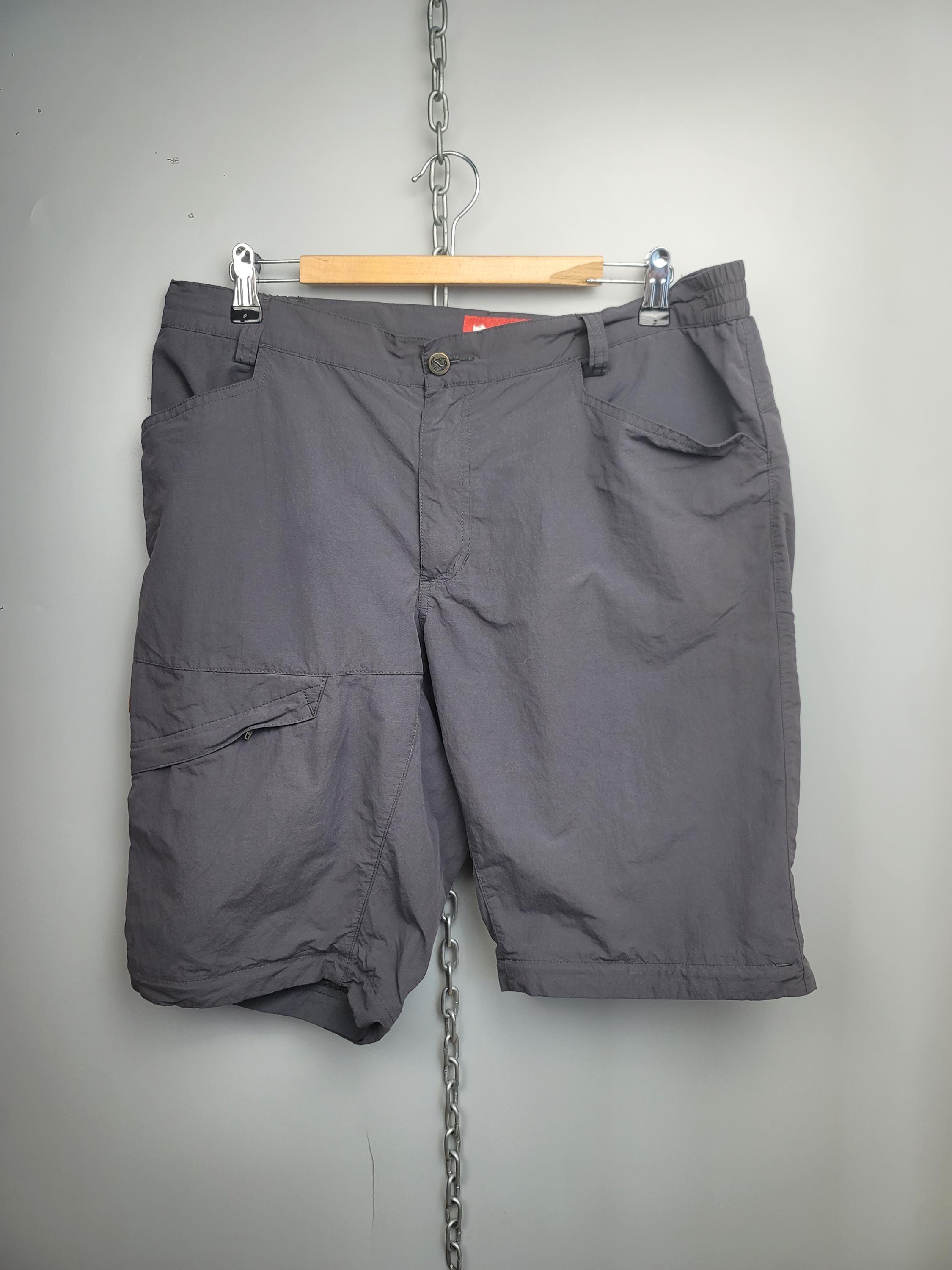 Fjallraven, Fjallraven Gray Daloa MT Zip Off Outdoor Shorts Womens Size US 34 / EU 44