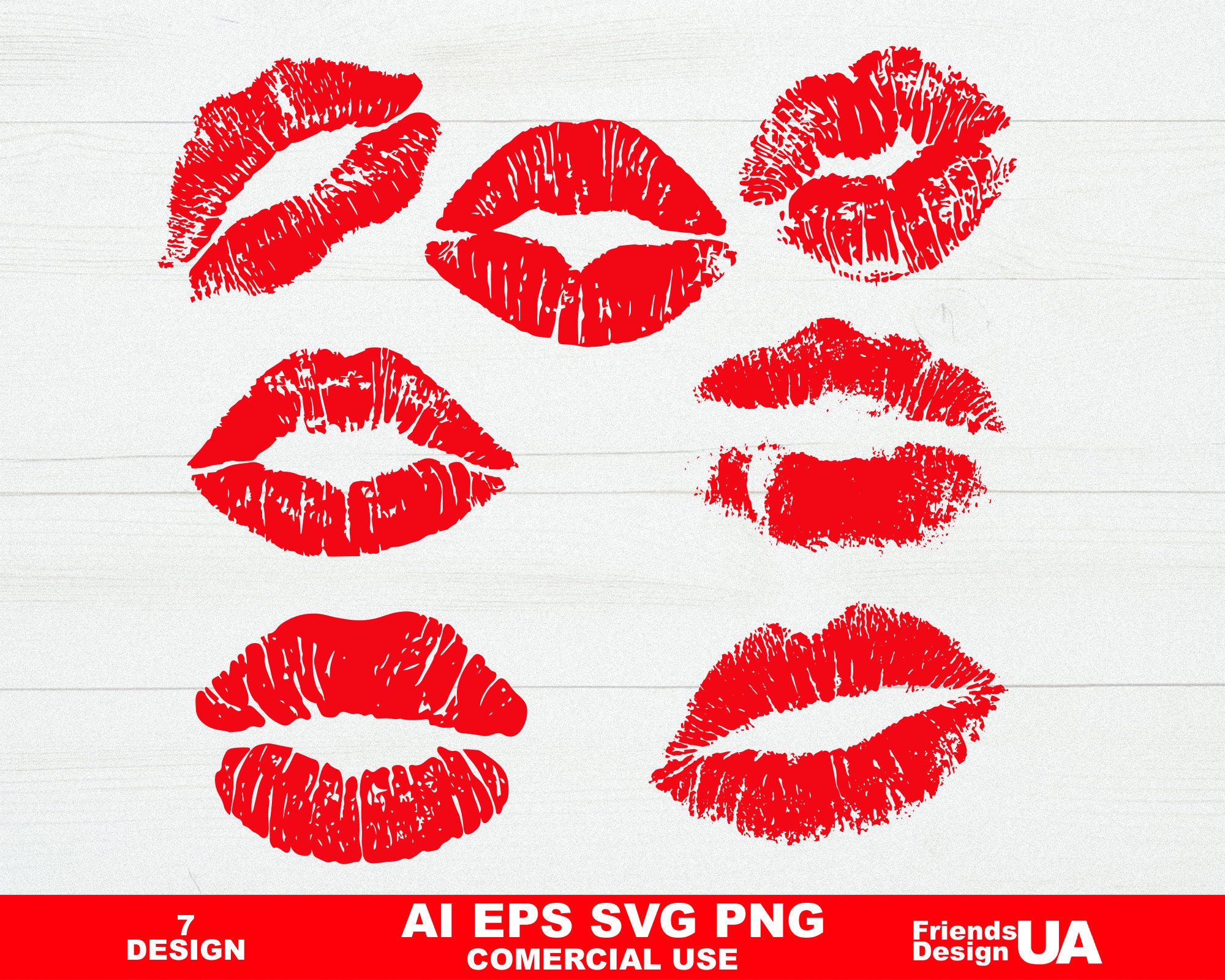 Kiss Silhouette SVG, Lips SVG, Lipstick Svg, Kiss Svg, Lips