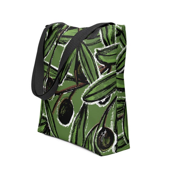 Olive Branches Tote Bag