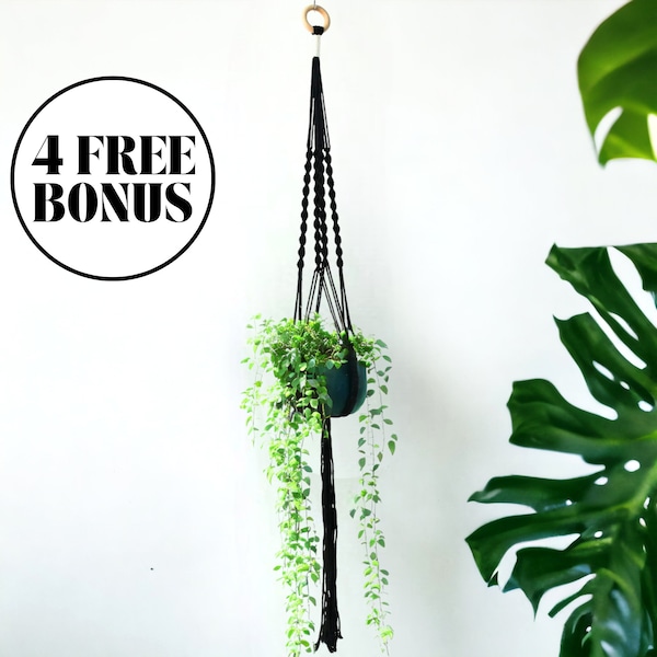 Macrame Plant Hanger, Hanging Plant Pot, Wall Hanging Planter, Macrame Pot, Hanging Succulent Planter, Ceiling Planter