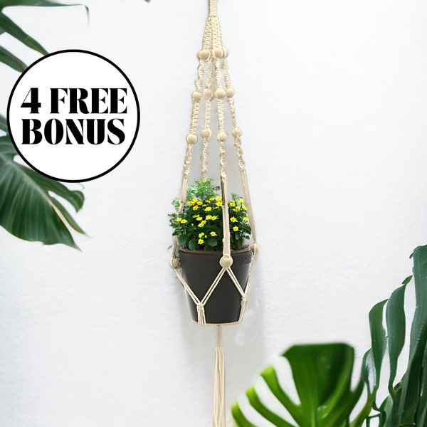 Macrame Plant Hanger, Hanging Plant Pot, Wall Hanging Planter, Macrame Pot, Hanging Succulent Planter, Ceiling Planter