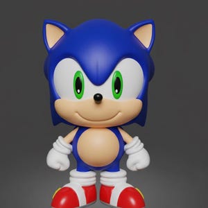 Baby Sonic | Sonic figure gift | Baby Sonic 3d Stl | sonic chibi