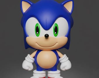 Baby Sonic | Sonic figure gift | Baby Sonic 3d Stl | sonic chibi