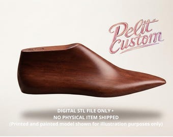 Men's Square Toe Shoe Last – STL Digital Download