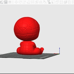 Baby Spider Man Cute Model - Chibi 3D Print Spiderman STL File - Spidey ...