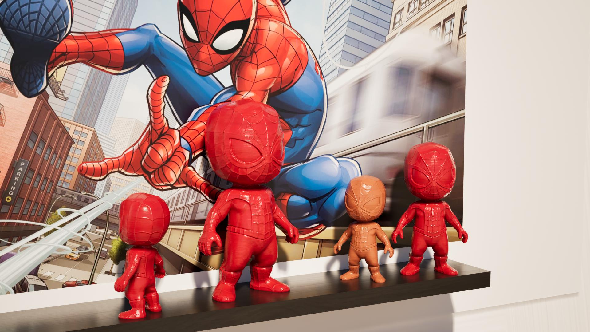 Spidey 3d model |Chibi Spiderman Cute print | Baby Spiderman STL File ...