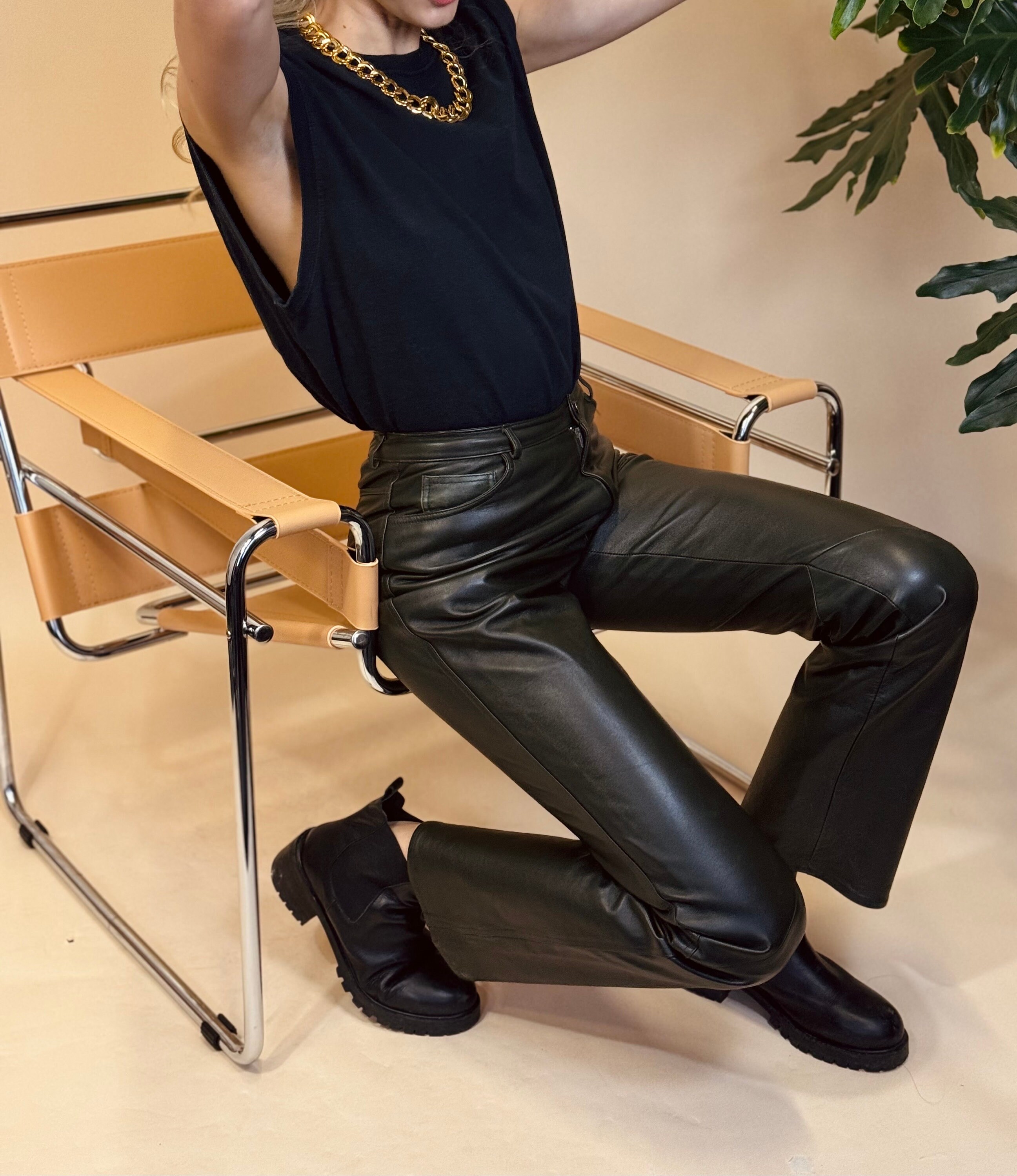 Leather Pants Digital PDF Sewing Pattern // US Size 00-14