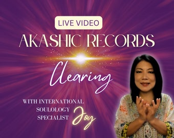 Limpieza multidimensional de Registros Akáshicos de 1 hora (sesión de video en vivo) / Psíquico australiano de primer nivel
