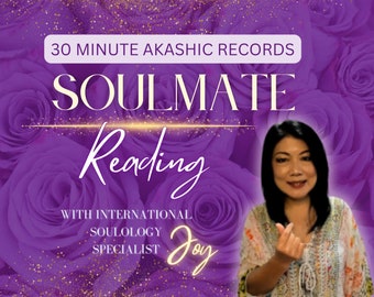 Lectura de 30 minutos de Registros Akáshicos para Almas Gemelas/Amor (Sesión de video en vivo) / Mejor psíquica australiana