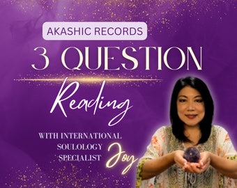 Lectura de Registros Akáshicos de 48 horas (3 preguntas) / El mejor psíquico australiano