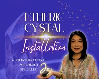 Instalación de cristales etéricos (sesión remota) / Psíquico australiano de primer nivel