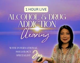 Limpieza de adicciones de 1 hora: Apoyo energético y recuperación (sesión de video en vivo) / Psíquico australiano de primer nivel