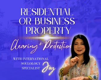 Limpieza y protección energética de propiedades residenciales y comerciales (sesión remota) / Psíquico australiano de primer nivel