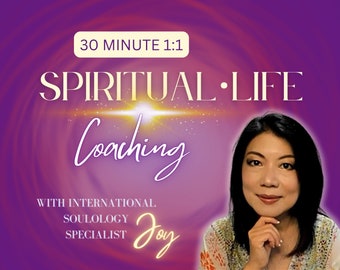 Coaching de vida espiritual de 30 minutos (sesión de video en vivo) / Psíquica australiana de primer nivel