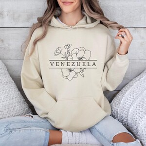 Venezuela Hooded Sweatshirt, Venezuela, Venezuela Gift, Cute Venezuela Hoodie, Venezuela Sweatshirt, Venezolana Gift