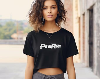 Pe Erre Puerto Rico Cropped Flowers T-shirt, Puerto Rico, Boricua Gift, Latina Shirt, Cute Boricua Shirt, Puerto Rico T-Shirt, Latina Gift