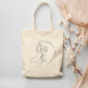 Catracha Orgullosa Cotton Canvas Tote Bag, Honduras, Honduras bag, Hondureña, Honduras Gift, Catracha Gift, Latina Gift, Holiday Gift