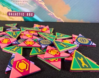 Voidfall 50 Double-sided Installation Tokens (10 more than the originals!) 3D-printed at High Quality