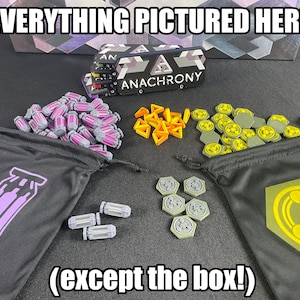 Anachrony Premium Complete Upgrade Bundle, Includes Everything We Make @ 10%+ Discount, Upgraded Tokens, Custom Draw Bags, Free US Shipping!