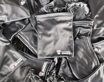 Borse con coulisse in microfibra per giochi da tavolo: conservazione dei componenti, randomizzazione (15 cm x 13 cm)