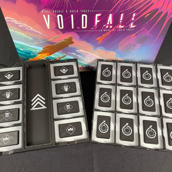 Voidfall Agenda Offer & Tech Tableau Trays, Extra Storage Space, Takes Up Less Table Space, Works With Sleeves, Easier to Handle and Pass!