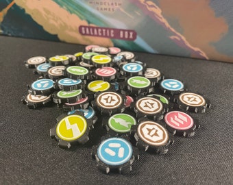 Gettoni della gilda Voidfall stampati in 3D su entrambi i lati ad alta qualità, set sostitutivo con 13 gettoni in più rispetto agli originali, di ogni tipo!