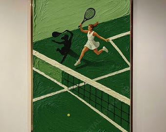 『テニス』 油絵 現代アート il_340x270.7496049903_sjrt.jpg