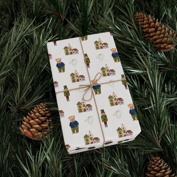 Christmas Forest Friends Gift Wrap – Lana's Shop
