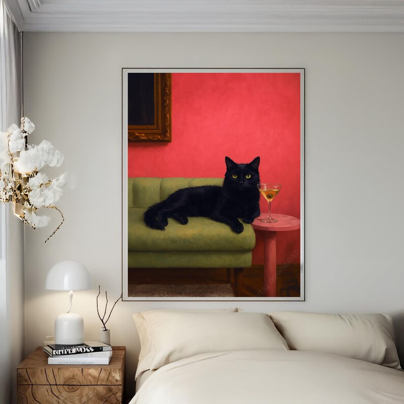 Cat With Drink Poster

Original Cat Martini Tomeerkatstudio
Ridiculous Paintings
Fun Artwork Framed
Lovelyprintsstudio
Maximalist Illustration
Drinking Cat
Cats Drinking Print
White Cat Martini Art Cozy Cat Art Print, Whimsical Sleeping Cat Wall Art, Cute Pet Portrait, Cat Lover Gift, Green and Orange Aesthetic Digital Download  sleeping cat print, cat lover gift, cat print, cat themed decor, cozy cat art, custom pet portrait, whimsical cat art, cozy wall art, green orange decor