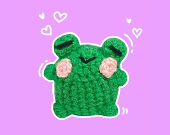 Adorable Frog Crochet Pattern, Amigurumi Crochet Patterns, Frog Crochet Pattern, Crochet Frog Keychain Pattern