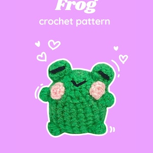 Adorable Frog Crochet Pattern, Amigurumi Crochet Patterns, Frog Crochet Pattern, Crochet Frog Keychain Pattern