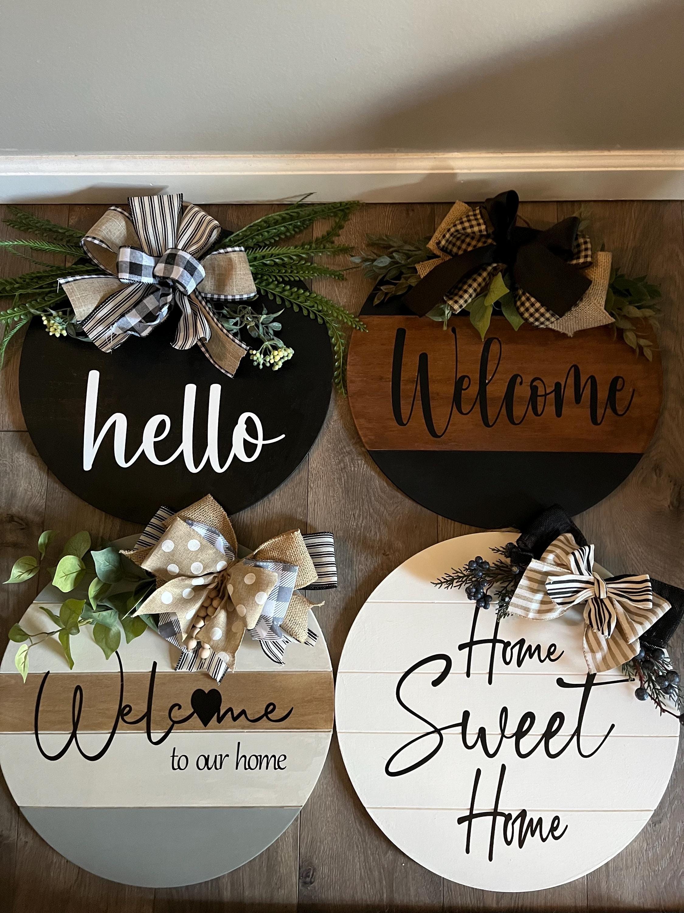 Wooden Door Hangers - Etsy