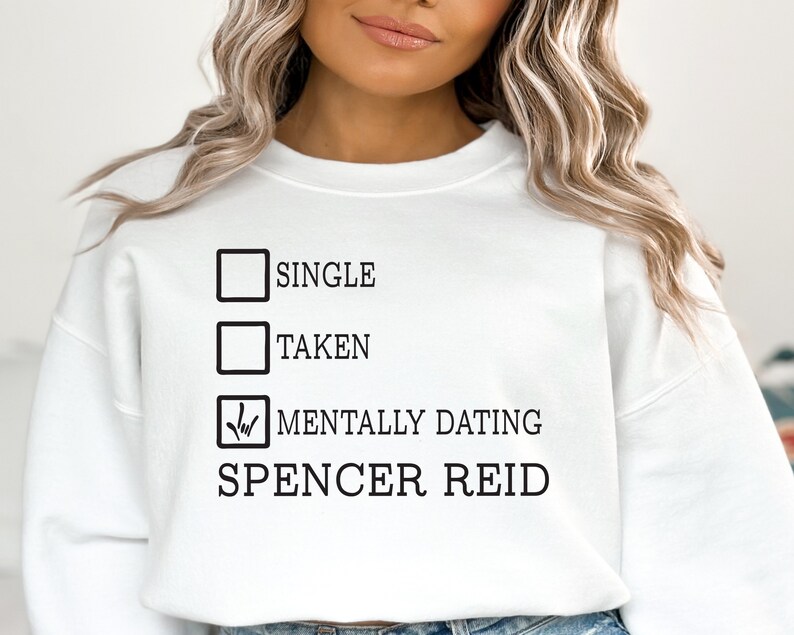 Spencer Reid Shirt Criminal Minds Fand Sweatshirt Spencer Reid Tshirt