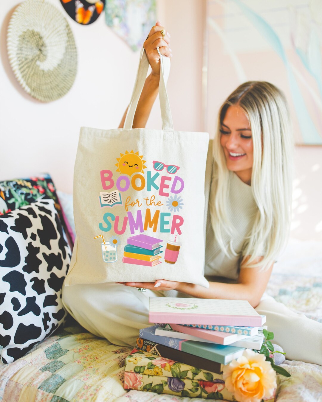 Borsa tote in tela di cotone - Italia